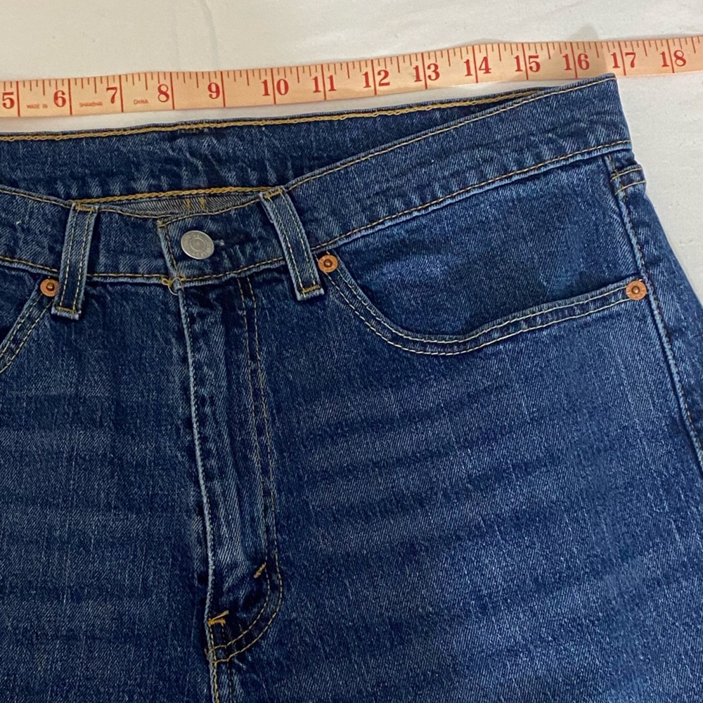 Men’s 505 Regular Fit Levi Jeans In Blue Wash Size Waist 34. - Picture 4 of 8